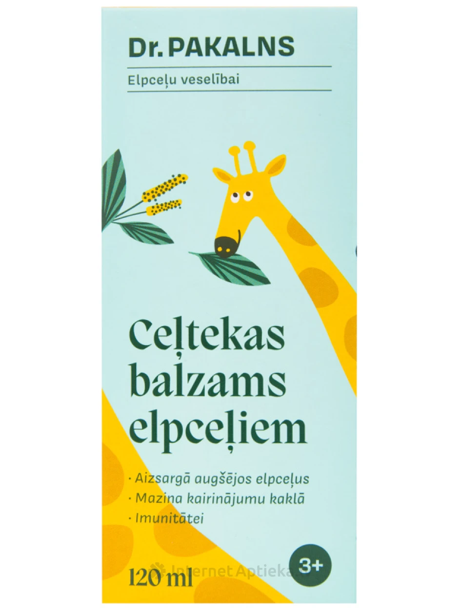 Dr.Pakalns Ceļtekas balzams, 120 ml | internetaptieka.lv