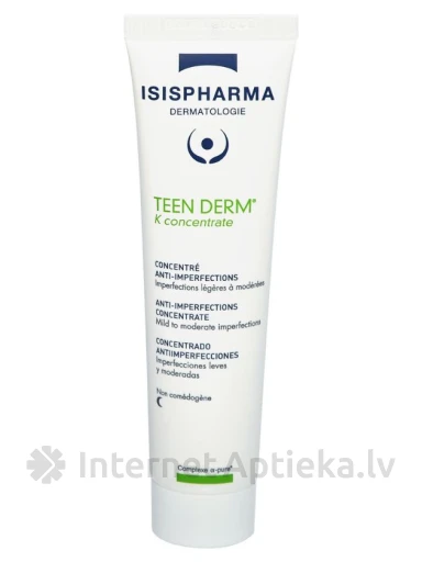 ISISPHARMA TEEN DERM K koncentrāts komedoniem, 30 ml | internetaptieka.lv
