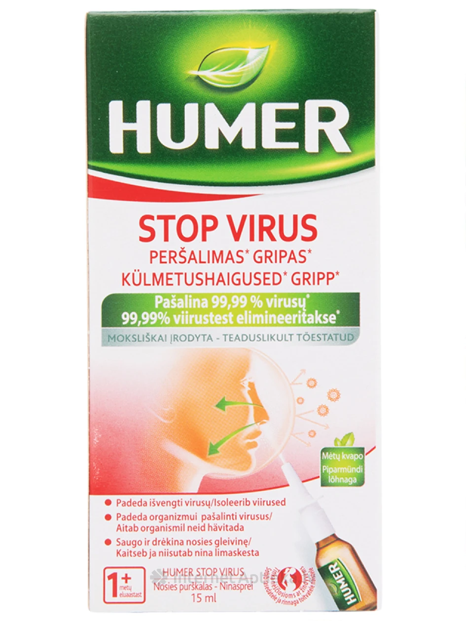 Humer Stop virus aerosols, 15 ml | internetaptieka.lv