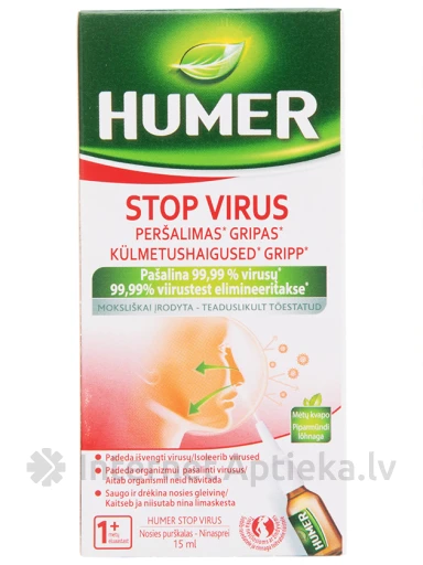 Humer Stop virus aerosols, 15 ml | internetaptieka.lv