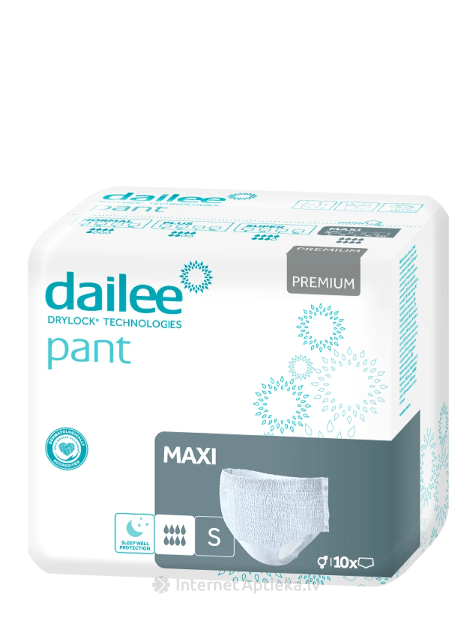 Dailee Pant Premium Maxi S autiņbiksītes, 10 gb. | internetaptieka.lv