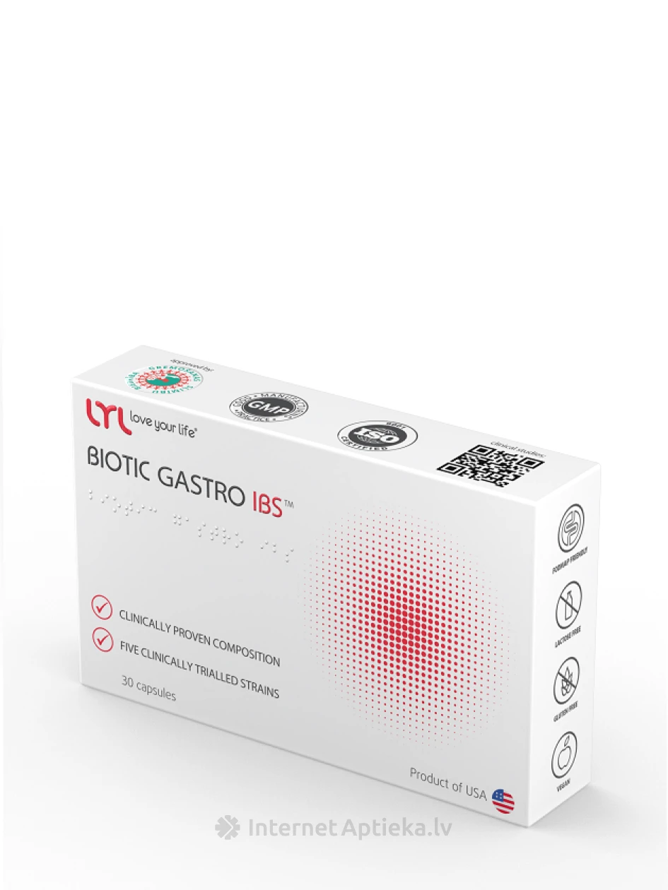 LYL Biotic Gastro IBS, 30 kapsulas | internetaptieka.lv