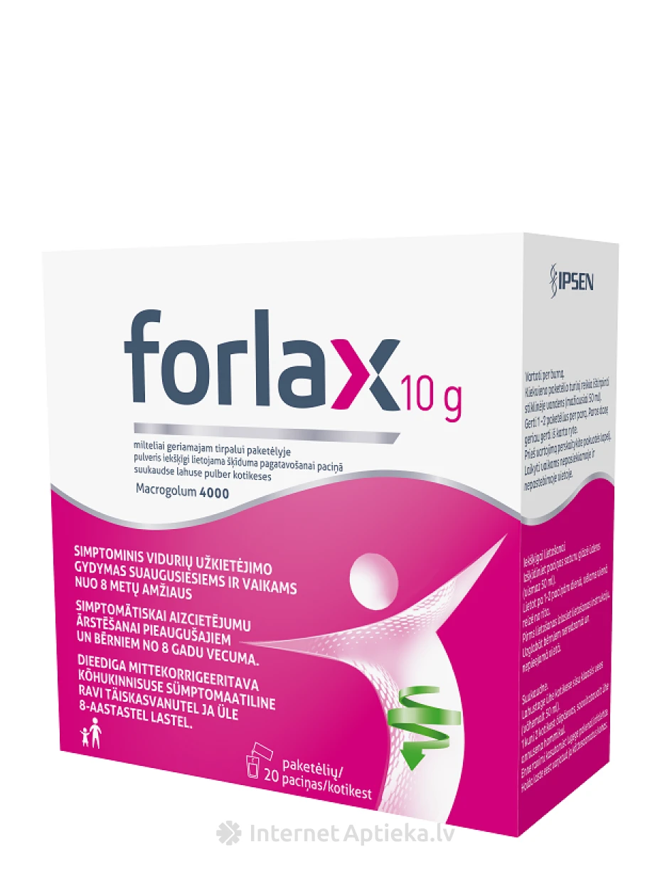 Forlax 10 g pulveris, 20 paciņas | internetaptieka.lv