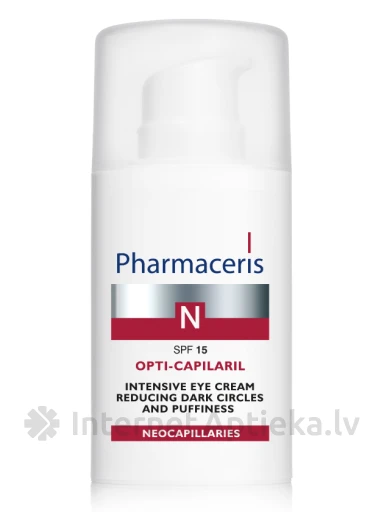 Pharmaceris N-Opti Capilaril intensīvs krēms acīm, 15 ml | internetaptieka.lv