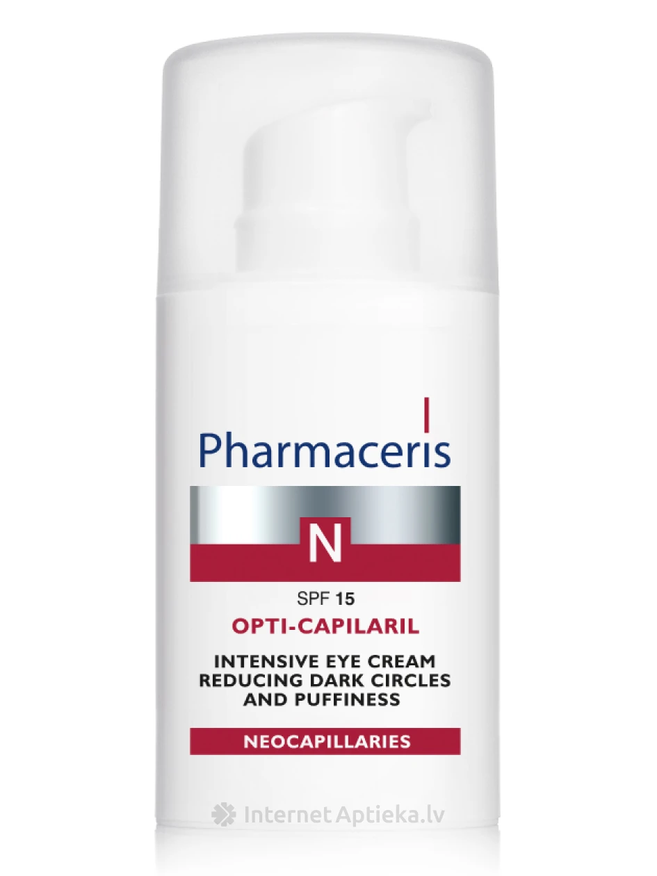 Pharmaceris N-Opti Capilaril интенсивный крем для глаз, 15 мл | internetaptieka.lv