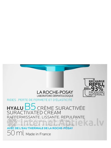 La Roche Posay HYALU B5 SURACTIVATED Укрепляющий крем для лица, пополняемая упаковка, 50 мл | internetaptieka.lv