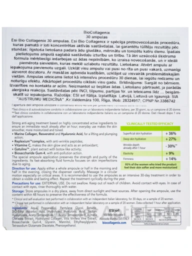 ESI Biocollagenix, 30 ampulli | internetaptieka.lv