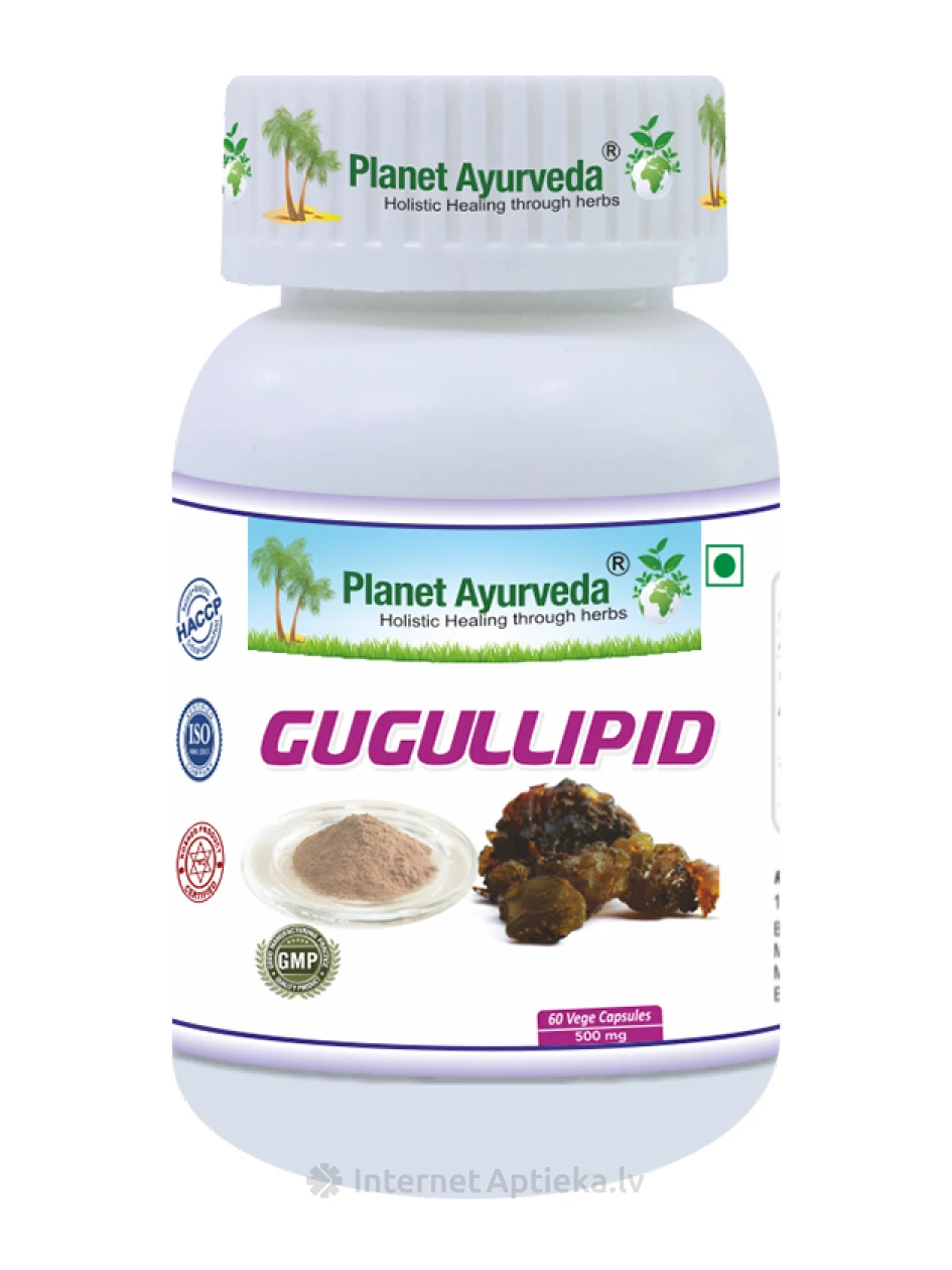 Planet Ayurveda® Gugullipidi kapslid Organic, 60 tk. | internetaptieka.lv