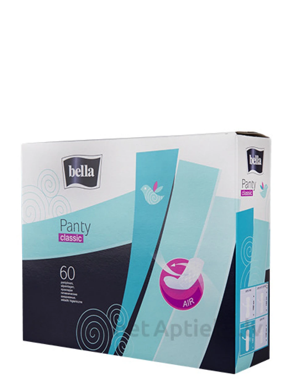 Bella Panty Classic igapäevased lainerid, 60 püksikummi | internetaptieka.lv