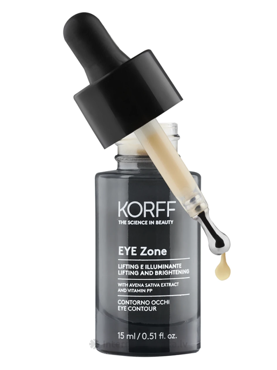 KORFF EYE ZONE viegli izgaismojošs krēms ar liftinga efektu acu kontūrai, 15 ml | internetaptieka.lv