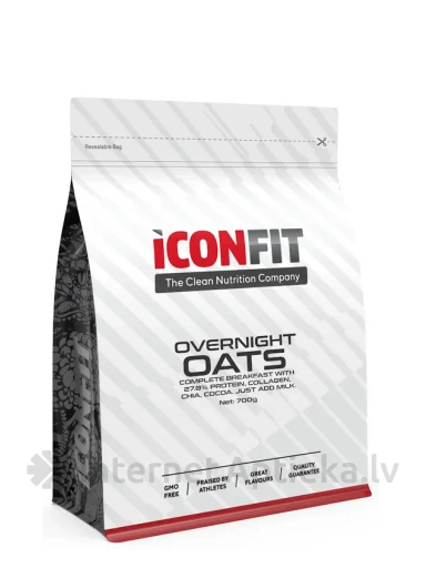 ICONFIT Öökaerahelbed biezputra Šokolaadi-maapähkli, 1 kg | internetaptieka.lv