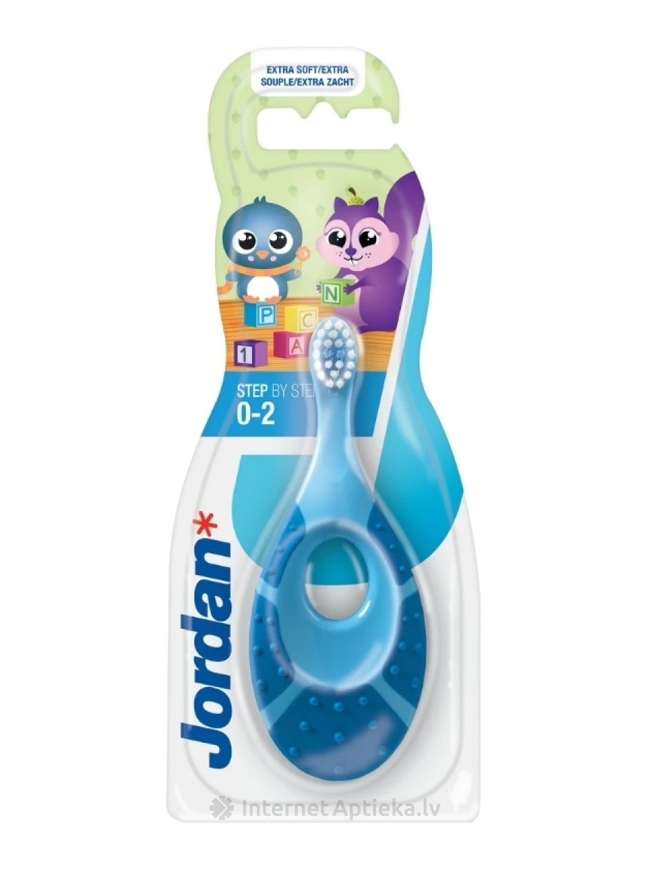 JORDAN Step 0-2 aastat imikute hambahari-närimisrõngas, eriti pehme, 1 tk. | internetaptieka.lv