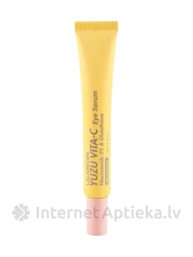 Lalarecipe Yuzu Vita-C izgaismojošs acu serums, 35 ml | internetaptieka.lv