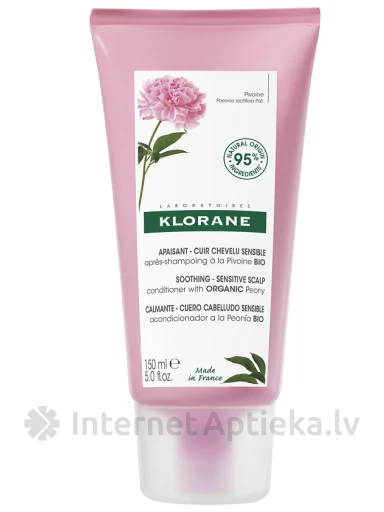 KLORANE Kondicionieris ar peoniju ekstraktu, 150 ml | internetaptieka.lv