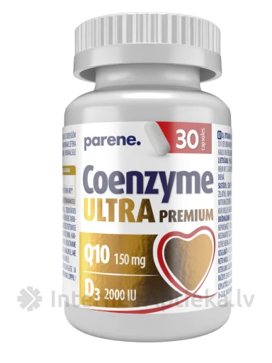 Coenzyme Q10 150mg ULTRA PREMIUM kapsulas, 30 gb. | internetaptieka.lv