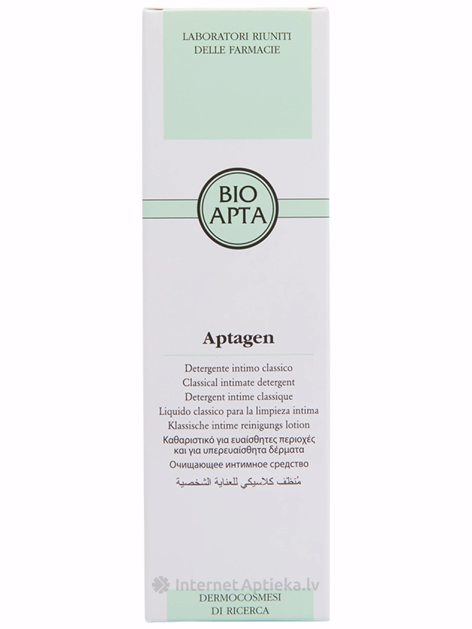 Bioapta Intimo Aptagen īpaši maigs intīmās higiēnas līdzeklis, 200 ml | internetaptieka.lv