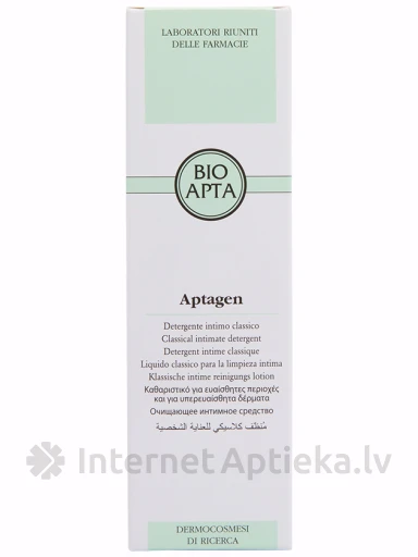 Bioapta Aptagen особо нежное мыло для интимной гигиены, 200 мл | internetaptieka.lv