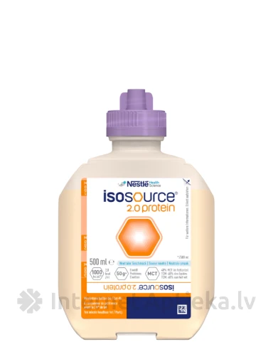 Nestle Isosource 2.0 Protein neutral Pārtika medicīniskiem nolūkiem, 500 ml | internetaptieka.lv