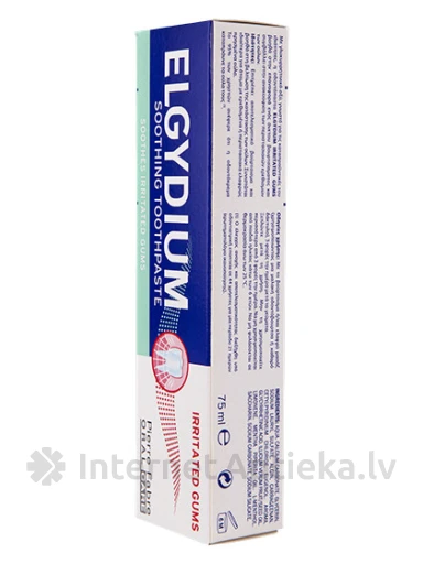 Elgydium Irritated Gums hambapasta, 75 ml | internetaptieka.lv