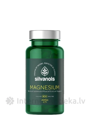 Silvanols Magnesium, 120 kapsulas | internetaptieka.lv