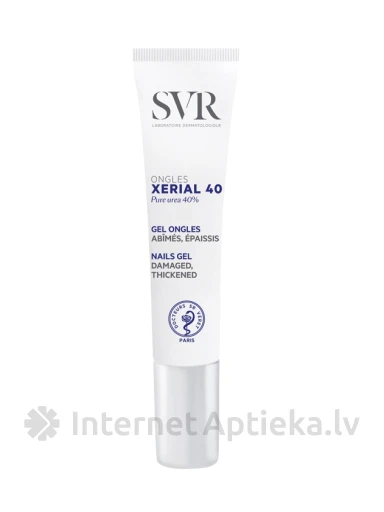 SVR Xerial 40% urea гель для поврежденных ногтей, 10 мл | internetaptieka.lv