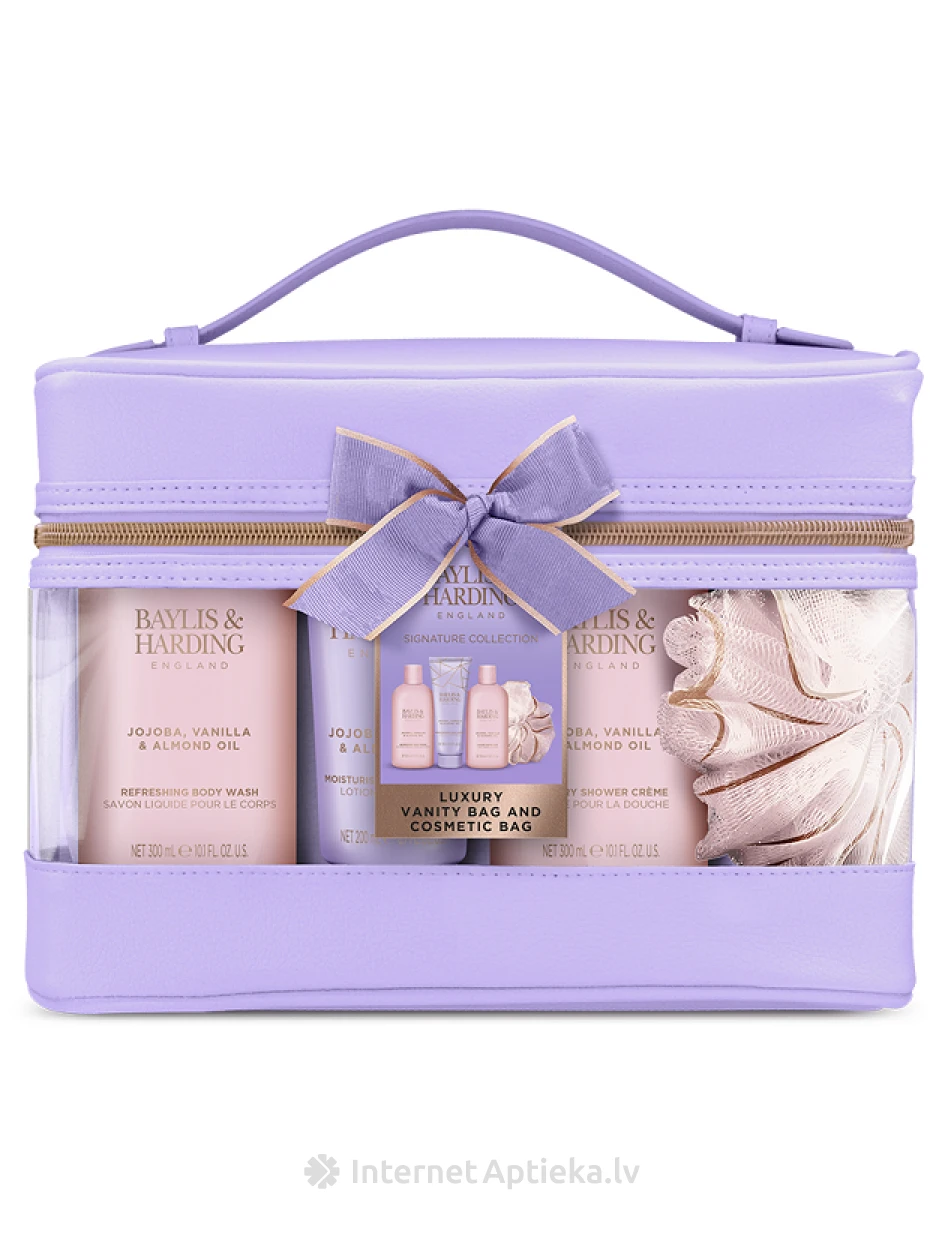 Baylis & Harding jojoba, vanilje ja mandliõli luksuslik kehahoolduse kinkekomplekt, 300ml, 300ml, 200ml | internetaptieka.lv