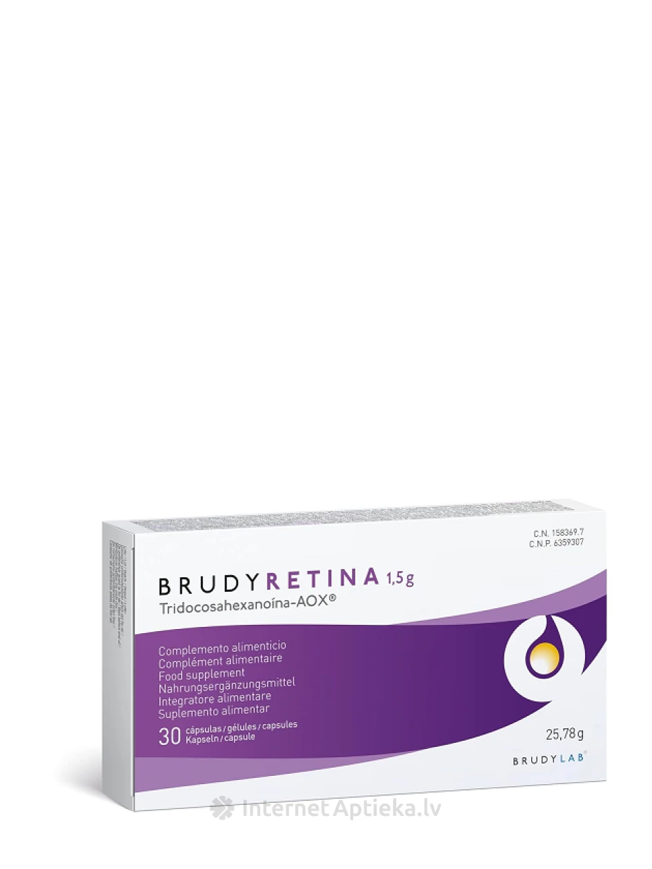 BRUDY RETINA kapslid, 30 tk. | internetaptieka.lv