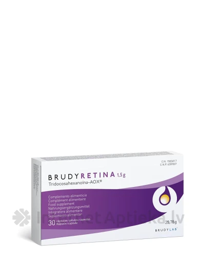 BRUDY RETINA kapslid, 30 tk. | internetaptieka.lv