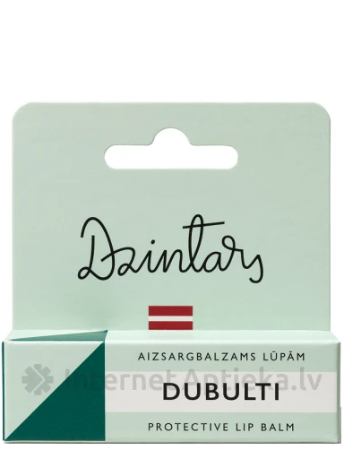 Dzintars Dubulti защитный бальзам для губ, 4 г | internetaptieka.lv