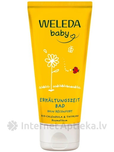 Weleda Baby Calendula средство для купания детей в холодное время, 75 мл | internetaptieka.lv