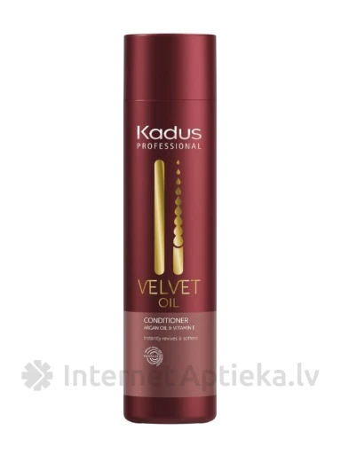 Kadus Professional VELVET OIL barojošs un mitrinošs kondicionieris matiem, 250 ml | internetaptieka.lv