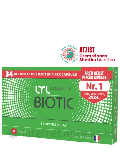 LYL BIOTIC, 6 kapsulas | internetaptieka.lv