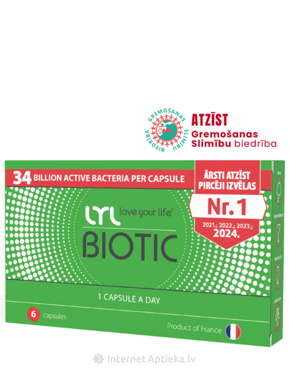 LYL BIOTIC, 6 kapsulės | internetaptieka.lv