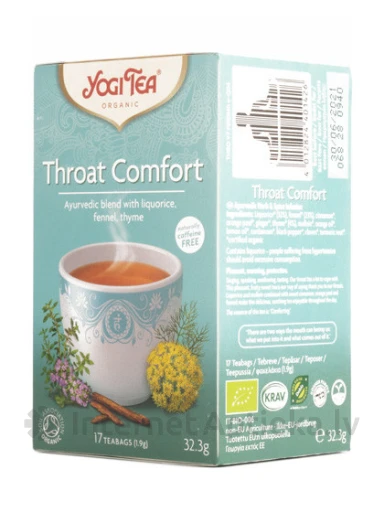 Tēja Yogi Throat comfort, 30.6 g | internetaptieka.lv