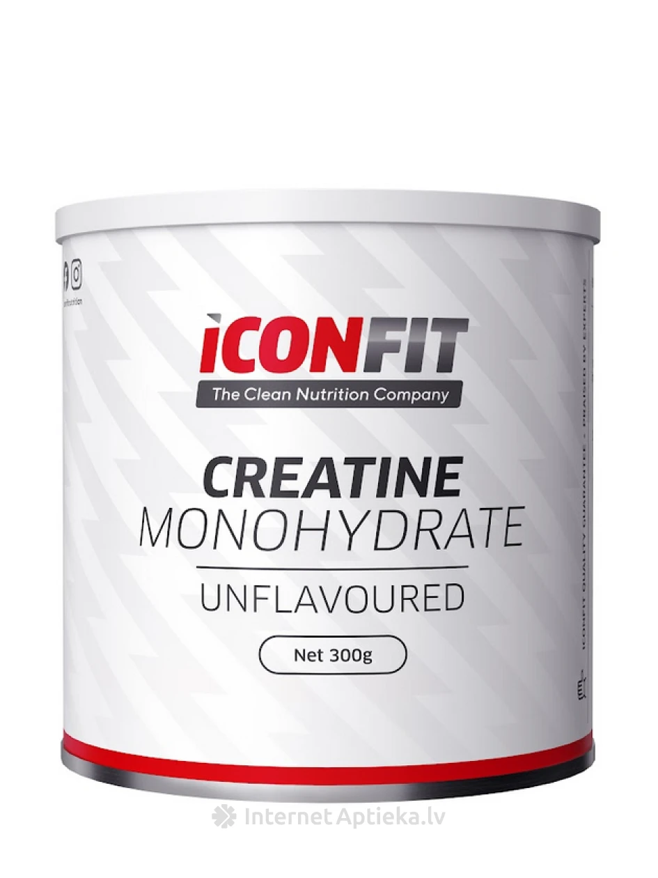 ICONFIT Micronised Kreatiin monohüdraat, 300 g | internetaptieka.lv