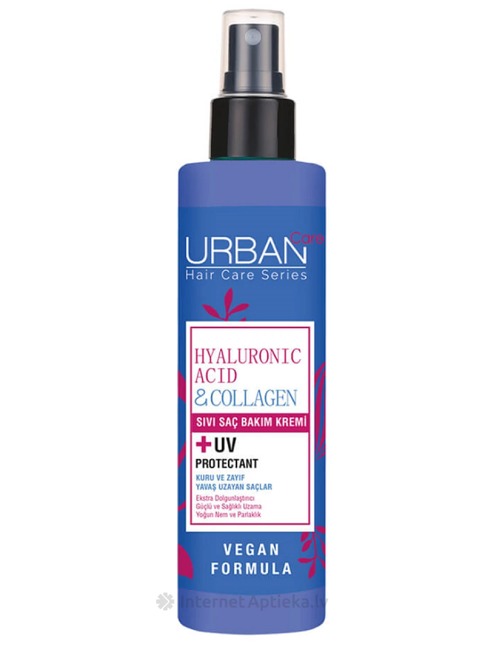 Urban care Hüaluroonhappe ja kollageeniga palsam ilma loputamiseta, 200 ml | internetaptieka.lv