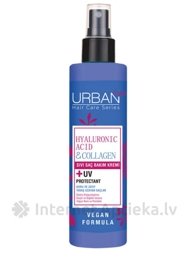 Urban care Hialuronskābes un kolagēna kondicionieris bez skalošanas, 200 ml | internetaptieka.lv