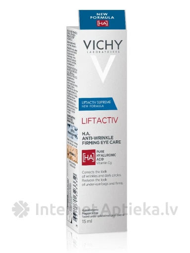 Vichy Liftactiv eyes krēms - grumbu izlīdzinošs, 15 ml | internetaptieka.lv
