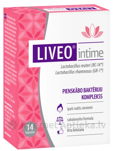 Liveo Intime, 14 капсул | internetaptieka.lv