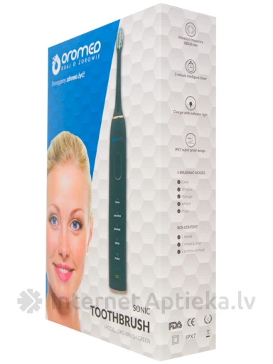 Oromed Ultrasonic hambahari roheline, 1 tk. | internetaptieka.lv