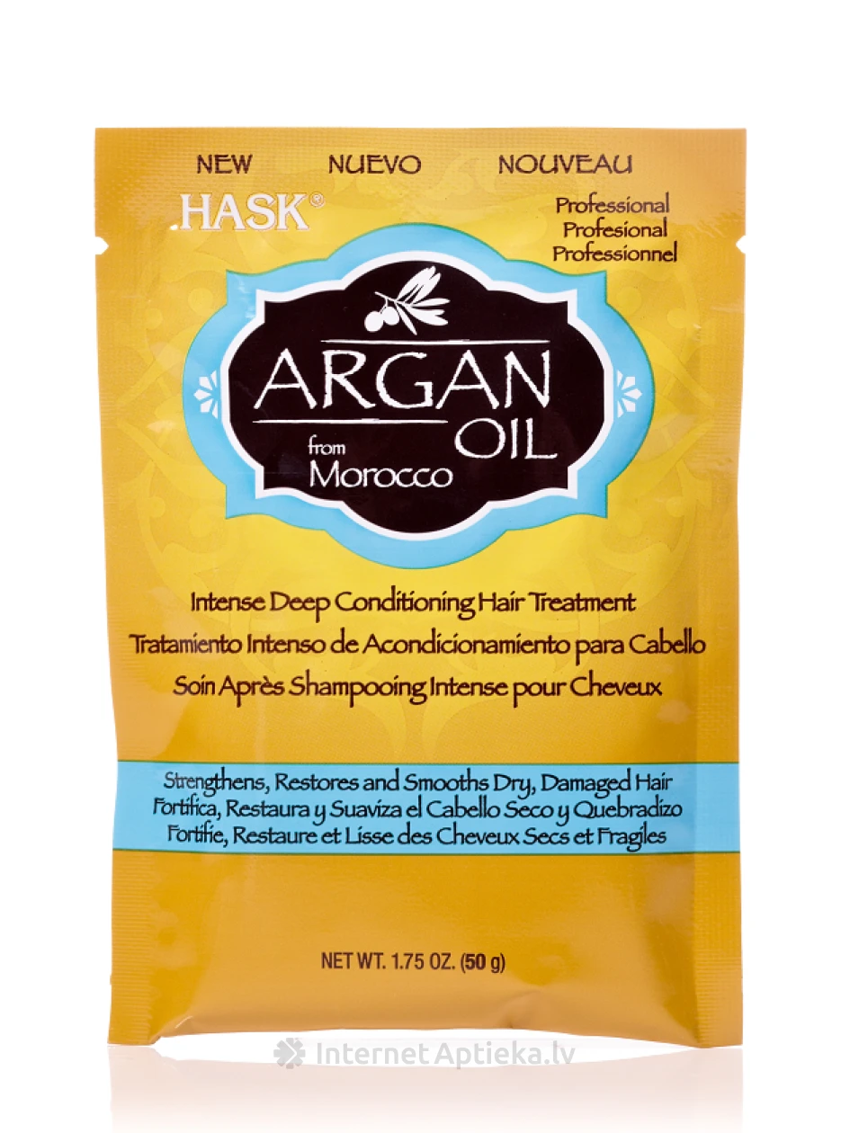 HASK intensīvi atjaunojošā maska ar argana eļļu, 50 g | internetaptieka.lv