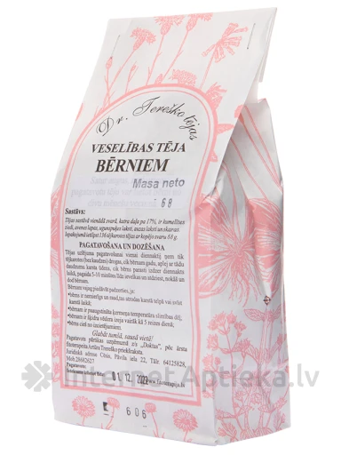 Dr.Tereško Veselības tēja bērniem, 68 g | internetaptieka.lv