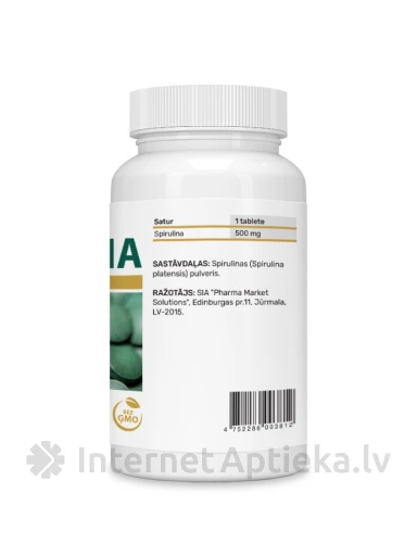 Spirulina tabletid, 30 tk. | internetaptieka.lv