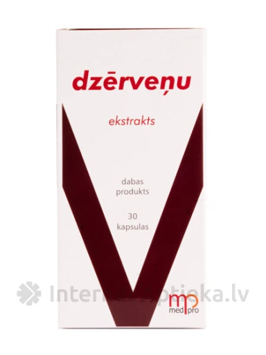 Medpro Экстракт клюквы, 30 капсул | internetaptieka.lv
