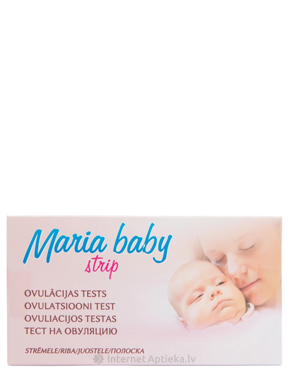 Maria Baby Strip Tests ovulācijas noteikšanai, 1 gab. | internetaptieka.lv