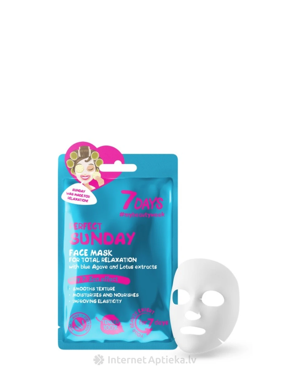 7 päeva täiuslik pühapäevane näomask, 28 g | internetaptieka.lv