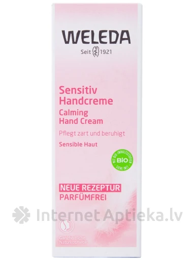 Weleda Sensitive rahustav kätekreem tundlikule nahale, 50 ml | internetaptieka.lv