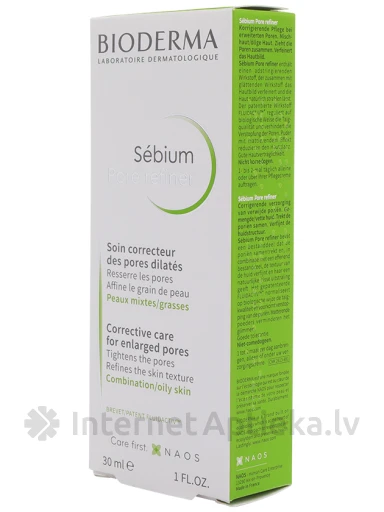 Bioderma Sébium Pore Refiner krēms paplašinātām porām, 30 ml | internetaptieka.lv