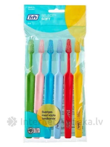 TePe Select zobu birstes, 6 gb. | internetaptieka.lv