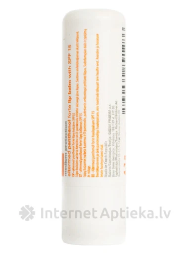 Altermed Panthenol Forte lūpu balzams SPF15, 4.3g | internetaptieka.lv